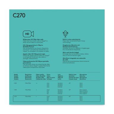 LOGITECH WebCam HD C270