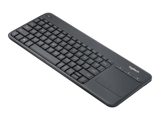LOGITECH Wireless Keyboard K400 Touch Plus Black (DE)