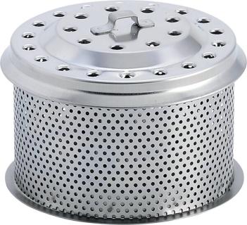 Edelstahl-Kohlebehälter S 