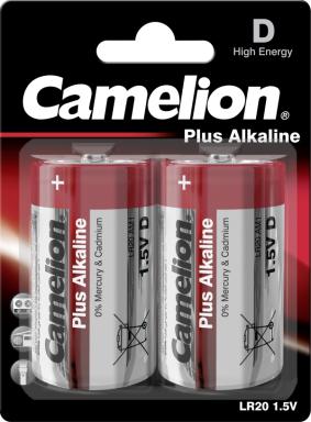 LR20/Mono (D) Alkaline 2er BP Camelion, Nr: 11000220