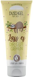 Duschgel 200ml Motiv Faultier vegan,glutenfrei,laktosefrei