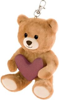 Mini-Liebling Teddy mit Karabiner 100% Polyester