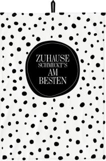 Geschirrtuch Motiv Zuhause 2 Aufhänger, 50 cm x 70 cm