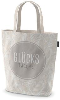 Shopper Baumwolle mit Motiv Feder 100 % Bio-Baumwolle