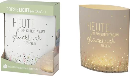 LED Licht m. Timer Motiv Wiese 2 x AA- Batterien 1,5 V