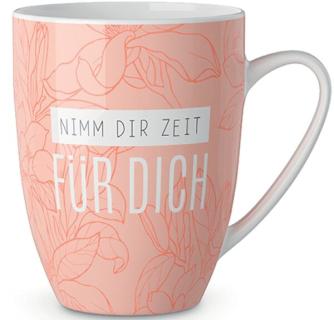 Porzellan Becher 250ml Motiv Blüte H 98 mm B 115 mm T 82 mm