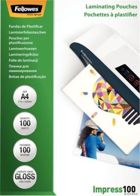 Laminierfolie Fellowes Capture A4 100 Mikron 100er Pack