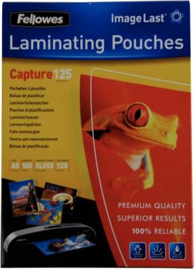 Laminierfolie Fellowes Capture A5 125 Mikron 100er Pack
