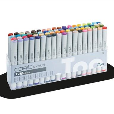 Layoutmarker Copic Sketch Set D 72 Stück