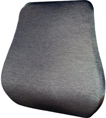 Lendenstützkissen mit Luftkissen und Feststellbändern, Memory Foam,