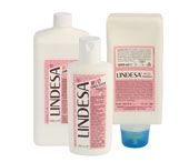 Lindesa W/O Emulsion 1 Liter-Faltflasche, (Typ W/O) <br>silikonfrei, parfümiert, fetthaltige Hautschutz-Emulsion, passende Spender (70481, 70412, 70414)