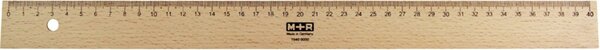 Lineal Naturell 40cm Buchenholz br 