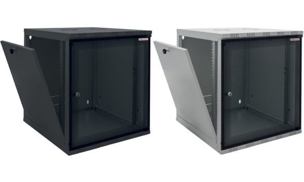 LogiLink 19 Wandverteiler, unmonti ert, 6 HE, schwarz (11116055)