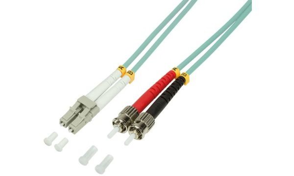 LogiLink Glasfaser Patchkabel OM3 50/125µ LC-ST 5,0m