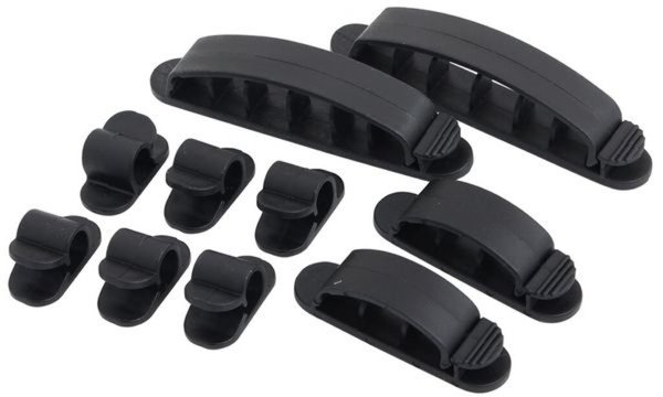 LogiLink Kabel-Clip, selbstklebend, schwarz (11113576)