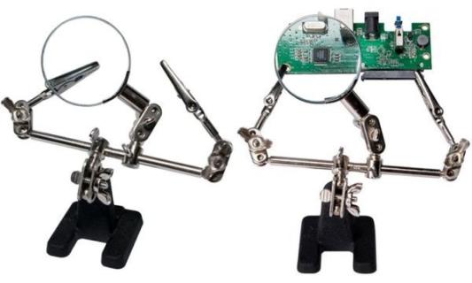 LogiLink Montageständer 3te Helfen de Hand, mit Lupe (11115085)