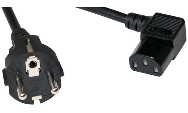 LogiLink Netzkabel Schuko Stecker auf C13 Buchse, 3m