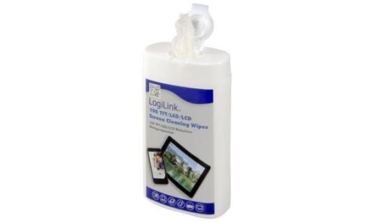 LogiLink TFT/LCD/LED Reinigungstüch er, 100er Spenderdose (11112733)