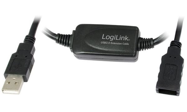 LogiLink USB 2.0 Aktives Verlängeru ngskabel, 25,0 m (11112479)