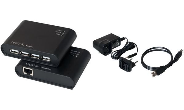 Image LogiLink_USB_20_Extender_Set_mit_4-Port_img1_4397452.jpg Image