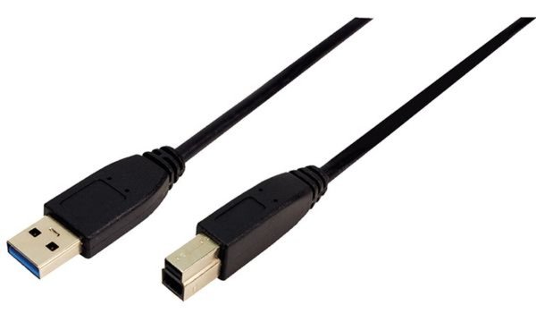 LogiLink USB 3.0 Kabel, USB-A - USB -B Stecker, 3,0 m,schwarz (11112452