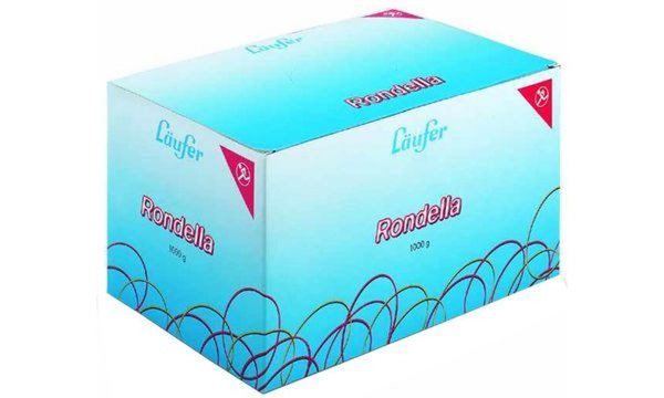 Läufer Gummiringe RONDELLA im Karto n, rot, 85 mm, 1.000 g (5050066)