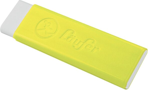 Läufer Kunststoff-Radierer Pocket 2, gelb