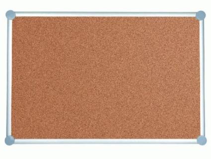 Pinnboard 2000 MAULpro 60/90 gr Kork Alurahmen graue Ecken