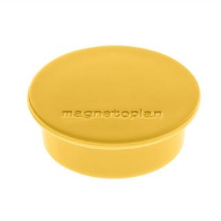 MAGNETOPLAN Discofix Rundmagnet "color", gelb mit Vollkern-Ferrit Ausstattung, 