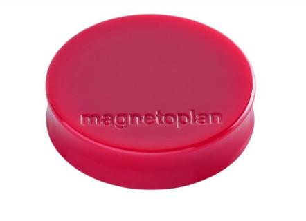MAGNETOPLAN Ergo-Magnete "Medium", rot mit Vollkern-Ferrit Ausstattung, ergonom