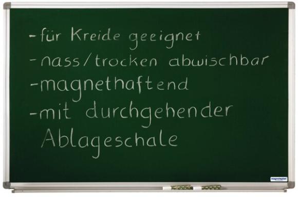 MAGNETOPLAN Kreidetafel SP (B)600 x (H)450 mm zum Beschreiben mit Kreide, magne