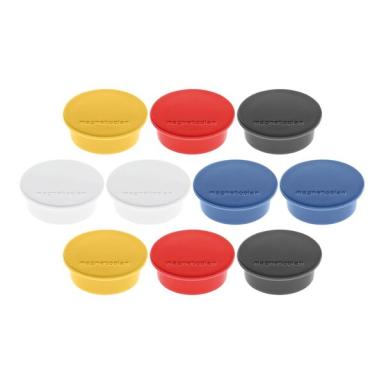 MAGNETOPLAN Magnet Discofix Color 1662010 40mm sortiert 10 Stück/Pack. (1662010)
