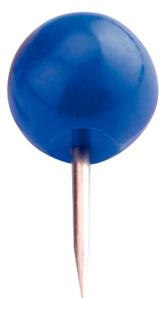MAGNETOPLAN Markierungsnadeln, blau, Inhalt: 100 Stück Nadellänge: 17 mm, Kopfd