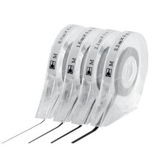 MAGNETOPLAN Zeichenband, schwarz (B)2,4 mm x (L)8 m selbstklebend, für die Unte