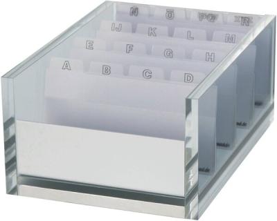 Visitenkartenbox MAULacro # 19663 Hochwertige Qualität,mit Register