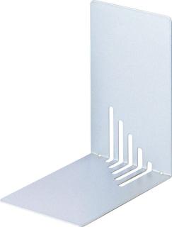 Buchstütze Metall silber schmal 14x14x8,5cm, 1 Paar