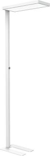 LED-Standleuchte Jura, weiß Diffusor für geringen Schattenwurf,