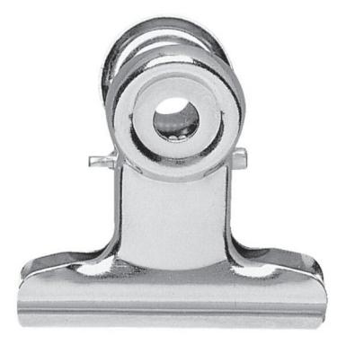 MAUL Briefklemmer aus Metall, Farbe: nickel, Breite: 50 mm Klemmweite: 20 mm, S