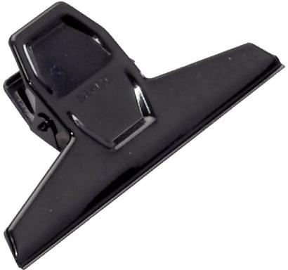 MAUL Briefklemmer aus Metall, Farbe: schwarz, Breite: 95 mm (21009-90) (21009-9
