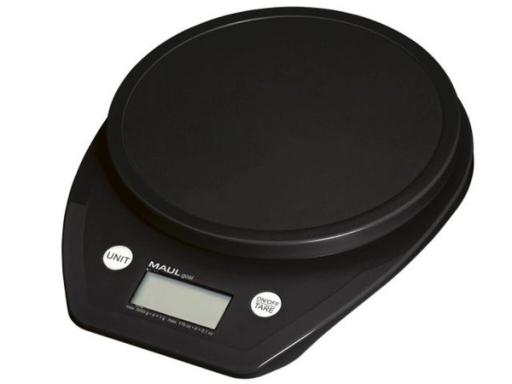 MAUL Briefwaage MAULgoal, Tragkraft: 5.000 g, schwarz Teilung: 1 g, Mindestlast