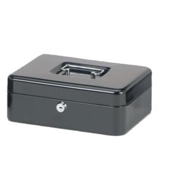 MAUL Geldkassette, schwarz, Maße: (B)250 x (T)191 x (H)88 mm (56113-90)