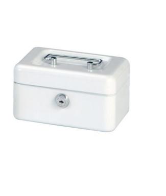 MAUL Geldkassette, weiß, Maße: (B)152 x (T)125 x (H)81 mm (56101-02)