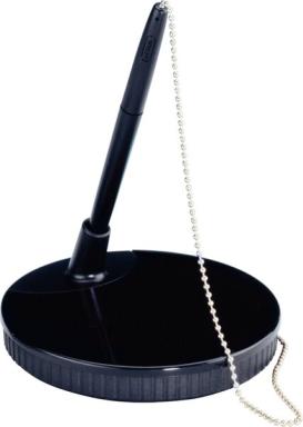 MAUL Kuliständer, Exklusiv, mit Kugelkette, schwarz Höhe: 150 mm (44120-90)