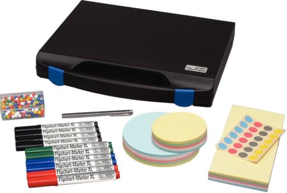 MAUL Moderationskoffer Gundausstatttung Schwarz 6396099