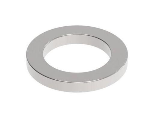 MAUL Neodym-Ringmagnet, Durchmesser: 12 mm, nickel Haftkraft: 0,5 kg, Ringform,