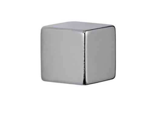 MAUL Neodym-Würfelmagnet, 15 x 15 x 15 mm, nickel Haftkraft: 14 kg - 1 Stück (6