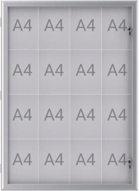 MAUL Schaukasten Excite alu 16x DIN A4
