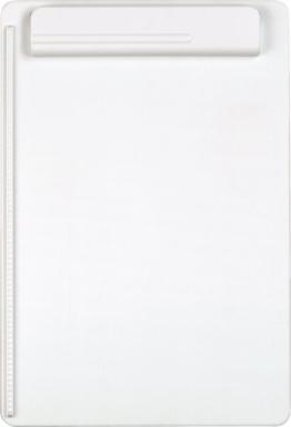 MAUL Schreibplatte OG, aus Kunststoff, DIN A4, weiß linksseitiger Papieranschla