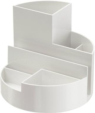 MAULrundbox Recycling, weiß Oberfläche matt, 6 Fächer,