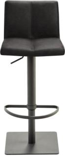 Bar-/Tresenhocker 1285 Gestell grau gepolsterte Sitzschale, schwarzgrau